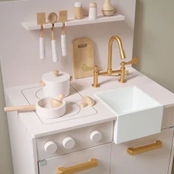 Houten Speelkeuken | inclusief 7 accessoires | Roze
