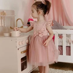 Houten Speelkeuken | inclusief 7 accessoires | Roze