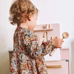 Houten Speelkeuken | inclusief 7 accessoires | Roze
