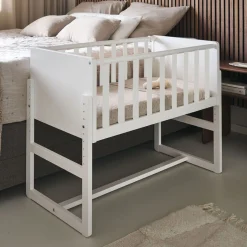 2-IN-1 CO SLEEPER / AANSCHUIFBEDJE u00abNUAGEu00bb | WIT
