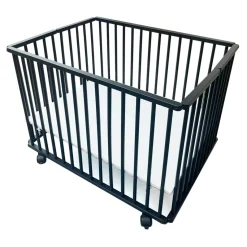 Inklapbare Baby Box u00abPanthereu00bb 100x75 | Zwart