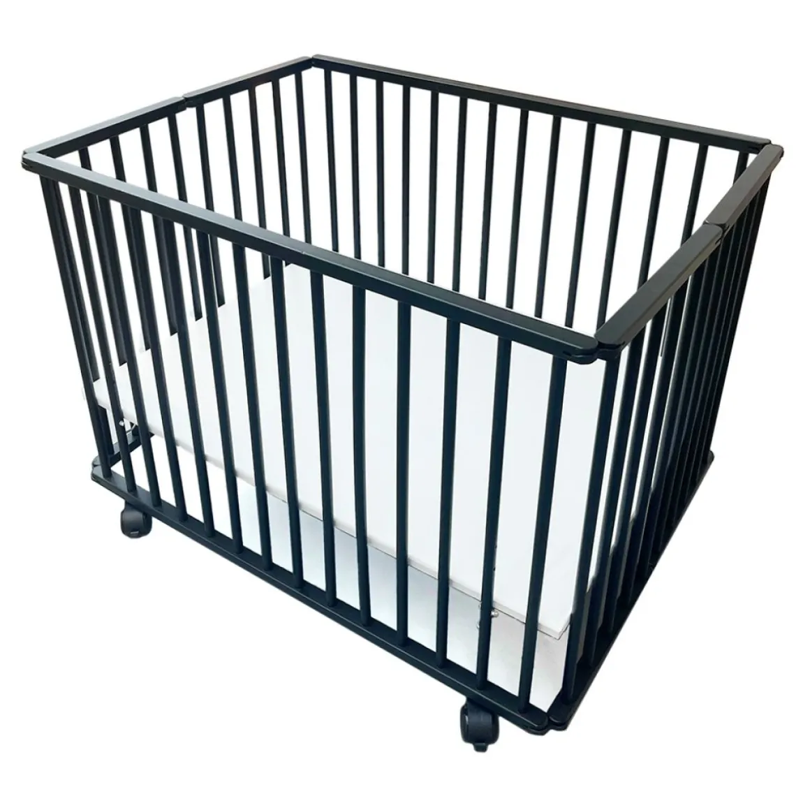 Inklapbare Baby Box u00abPanthereu00bb 100x75 | Zwart