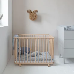 Inklapbare Baby Box u00abTigreu00bb 100x75 | Naturel