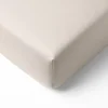 Jersey hoeslaken BIOLOGISCH KATOEN - Licht Taupe | 80 x 160 cm