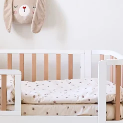 JUNIORBED HOESLAKEN 80 X 160 CM u00abPANSYu00bb | BEIGE-ROZE