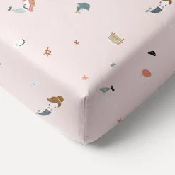 JUNIORBED HOESLAKEN 80x160 CM u00abMERMAIDSu00bb | LICHT OUDROZE