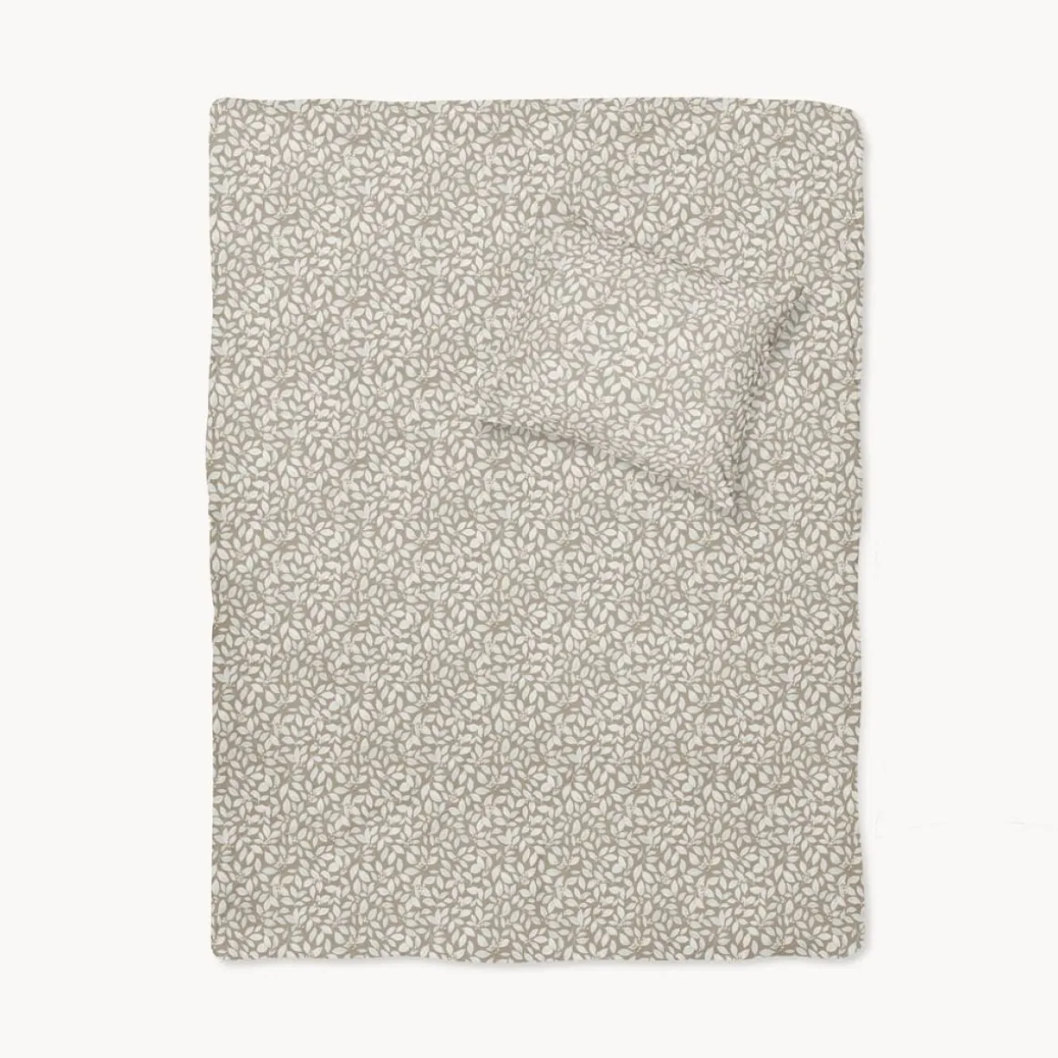Kinder dekbedovertrekset u00abSorbieru00bb 120x150cm, incl. kussenhoes | GOTS | Latte macchiato