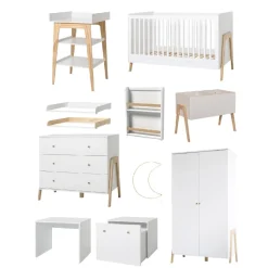 Kinderkledingkast, met 7 legplanken u00abBriseu00bb