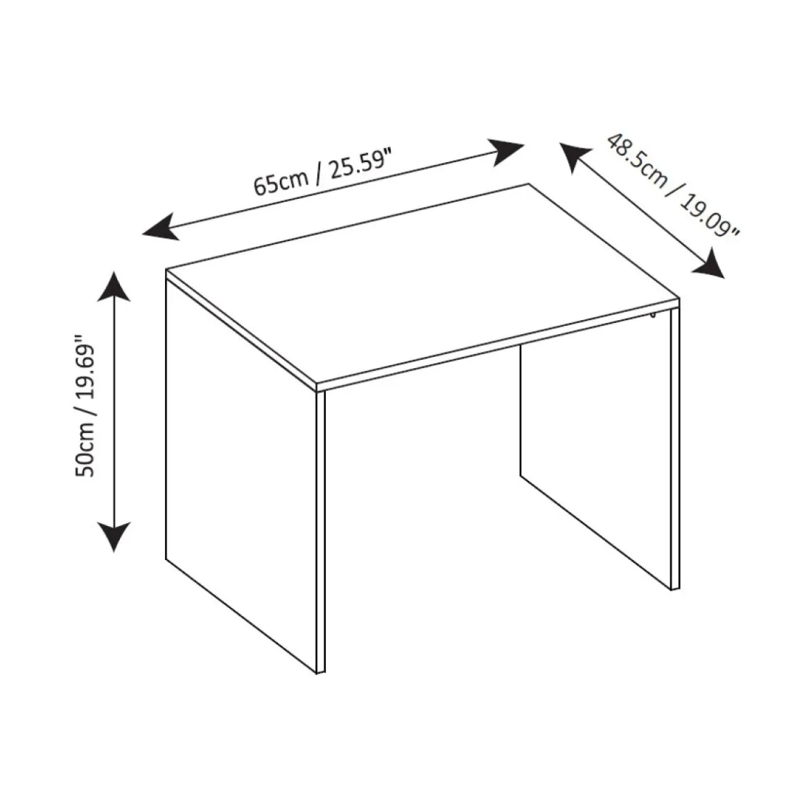 Kindertafel Brise Wit