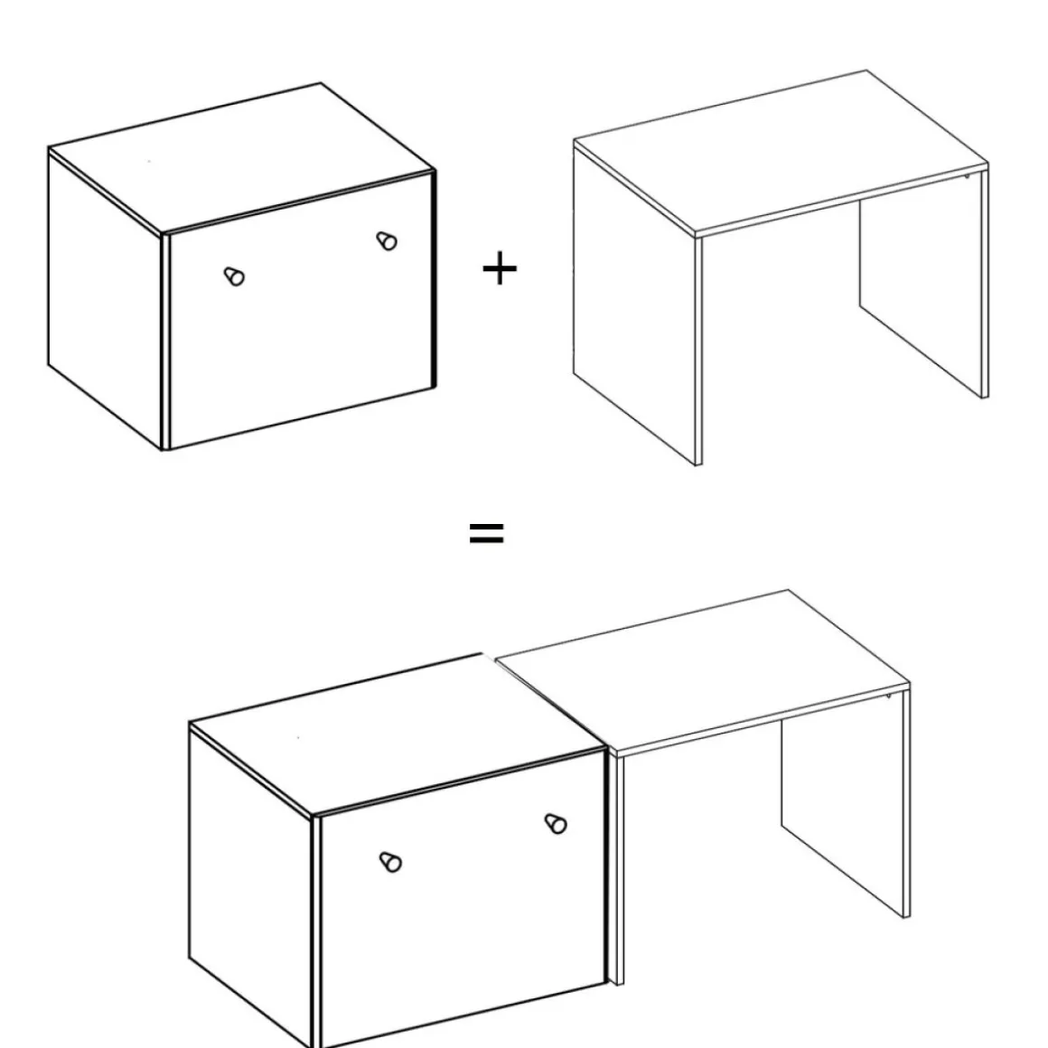 Kindertafel Brise Wit