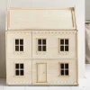 Klassiek naturel houten poppenhuis | u00abLa Parisienneu00bb