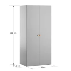 Kledingkast u00abu00c9TOILEu00bb | Grijs