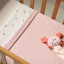LEDIKANT LAKEN 100 X 140 CM u00abPANSYu00bb | BEIGE-ROZE