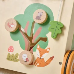 LOOPWAGEN BABY - HOUTEN LOOPWAGEN u00abFORu00caTu00bb | MEERKLEURIG