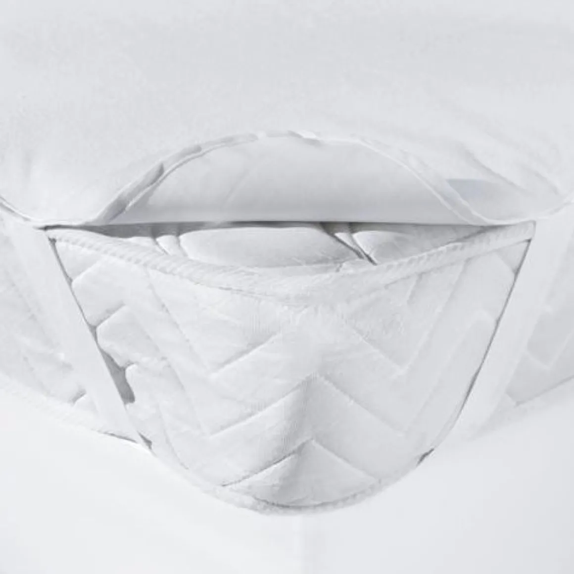 MATRASBESCHERMER 90X45 CM | WIT