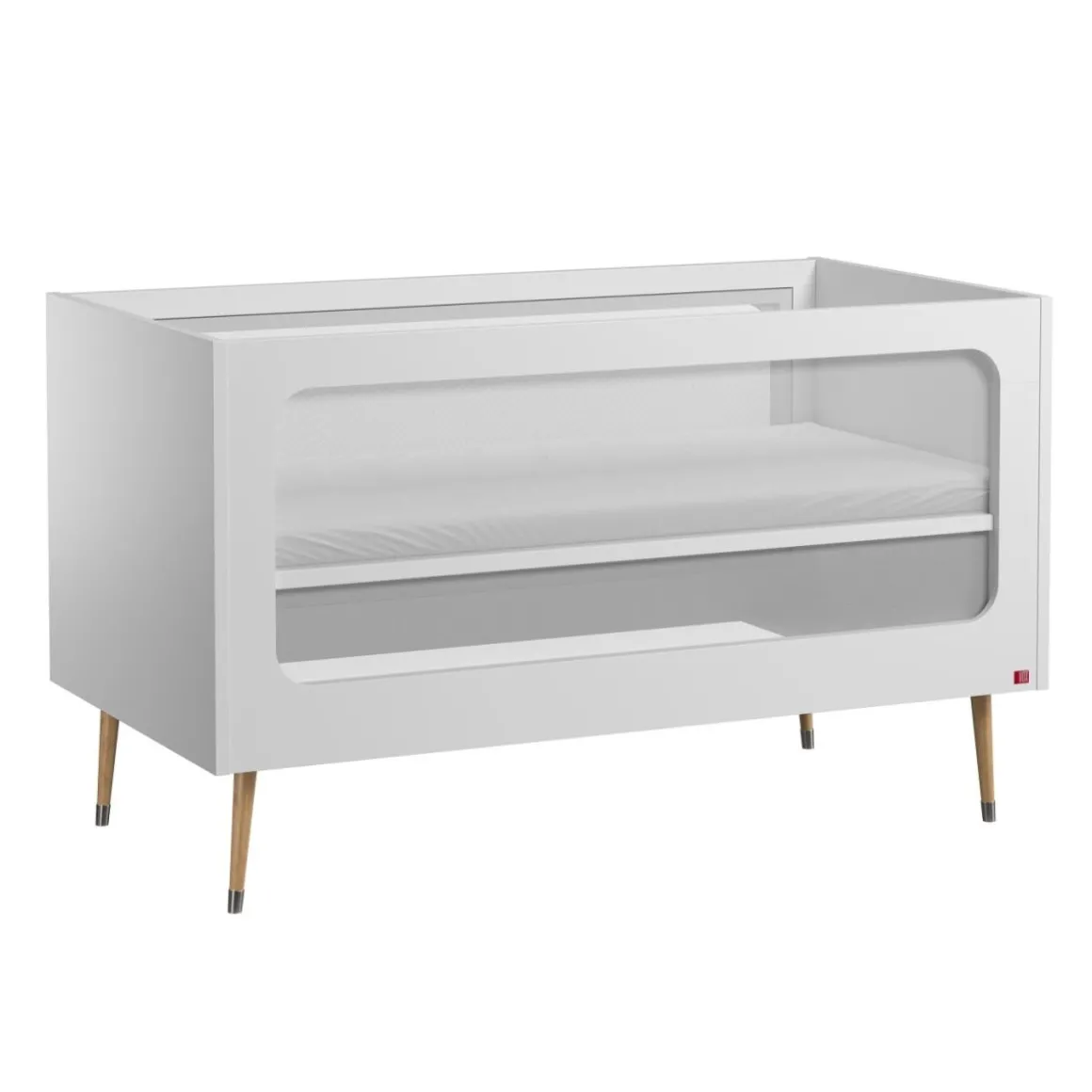 Meegroei ledikant 140x70 u00abBosqueu00bb | Wit