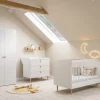 Meegroeibed 140x70cm u00abu00c9TOILEu00bb | Wit