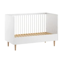 Meegroeibed 140x70cm u00abu00c9TOILEu00bb | Wit
