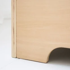 MONTESSORI VLOERBED u00abELLIPSEu00bb | 70 X 140 CM | NATUREL