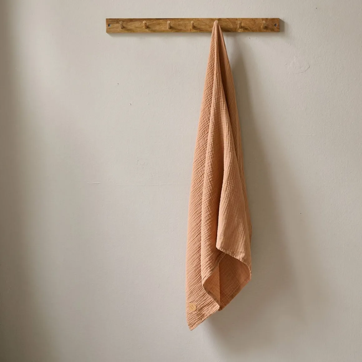 MOUSSELINE BABYLAKENTJE / INBAKERDOEK | 100 X 140 CM | CARAMEL