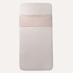 MOUSSELINE BABYLAKENTJE / INBAKERDOEK | 100 X 140 CM | ZACHT ROZE