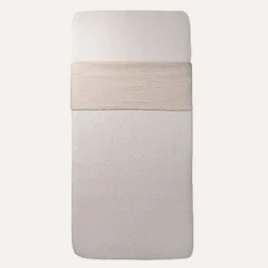 MOUSSELINE BABYLAKENTJE / INBAKERDOEK | 75 X 100 CM | BEIGE