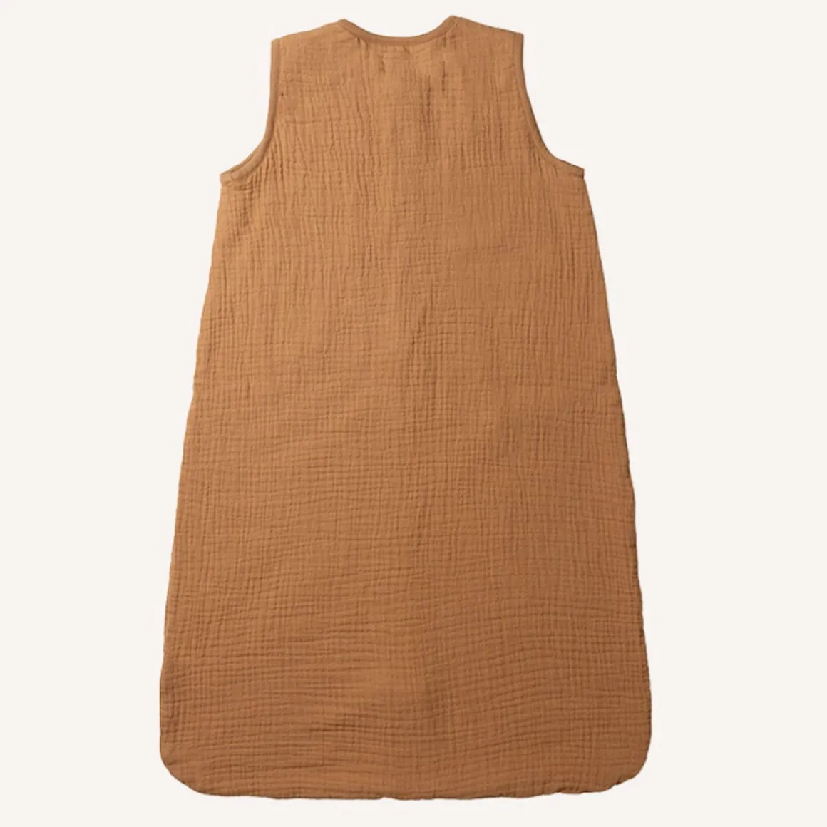 MOUWLOZE MOUSSELINE BABY SLAAPZAK | CARAMEL | 90 CM | 6-18 MAANDEN