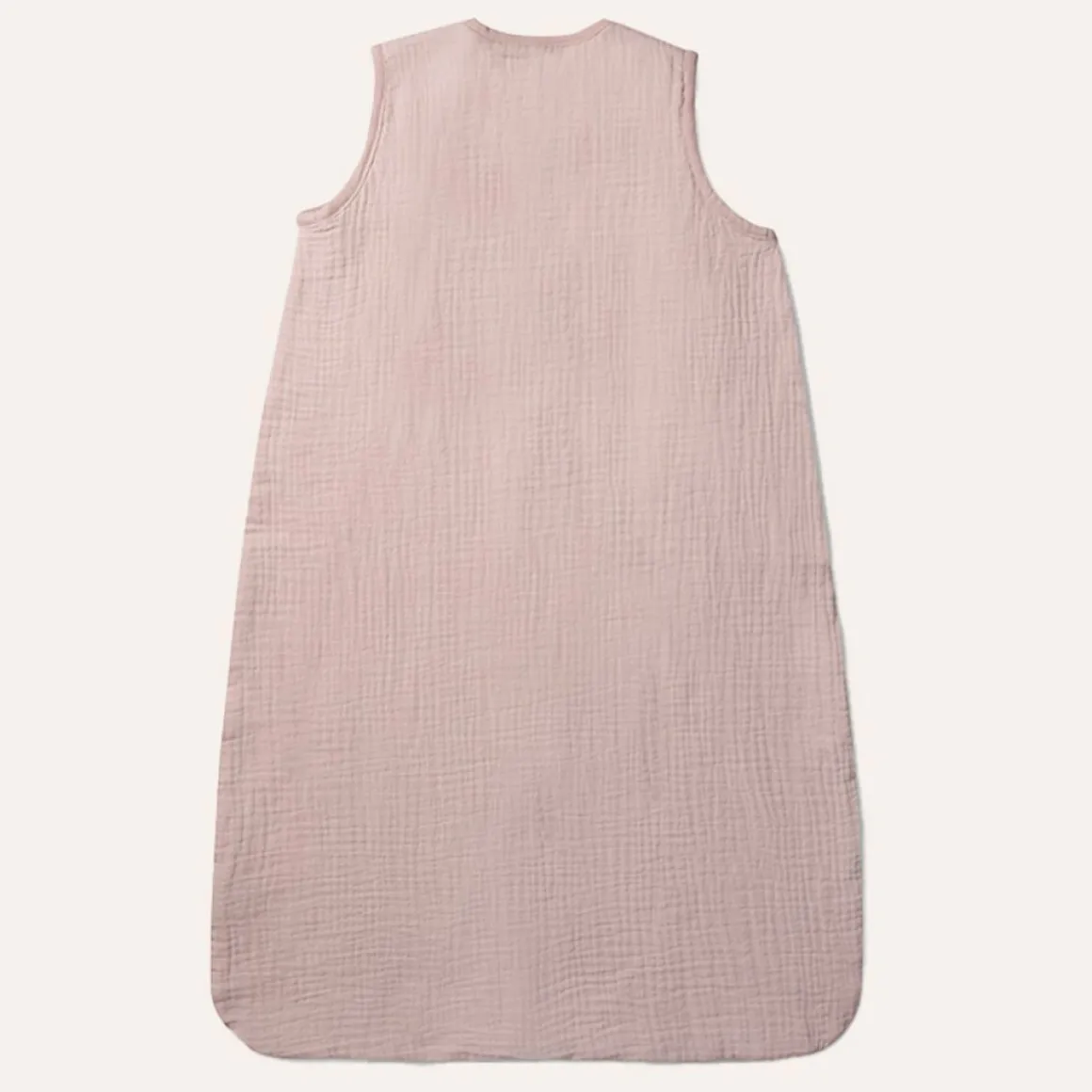 MOUWLOZE MOUSSELINE BABY SLAAPZAK | ROZE | 70 CM | 3-6 MAANDEN