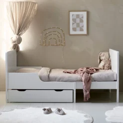 ONDERSCHUIFLADE VOOR KINDERBEDDEN u00abBRUMEu00bb EN u00abMILOu00bb | WIT