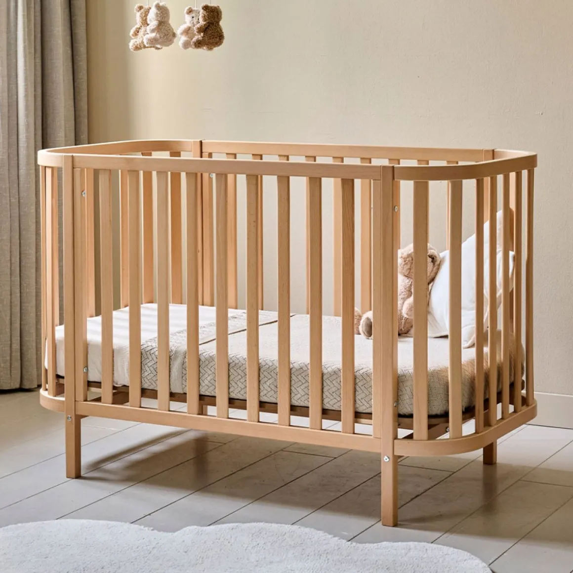 OVAAL LEDIKANT u00abCOCOONu00bb | 60 X 120 CM | NATUREL