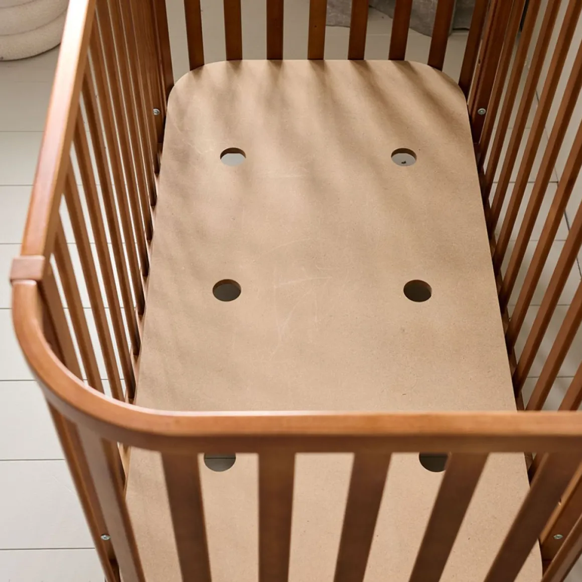 OVAAL LEDIKANT u00abCOCOONu00bb | 60X120 CM | WALNOOT