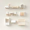 Poppenhuis meubels 10-delige set | Kinderkamer | Wit/Hout