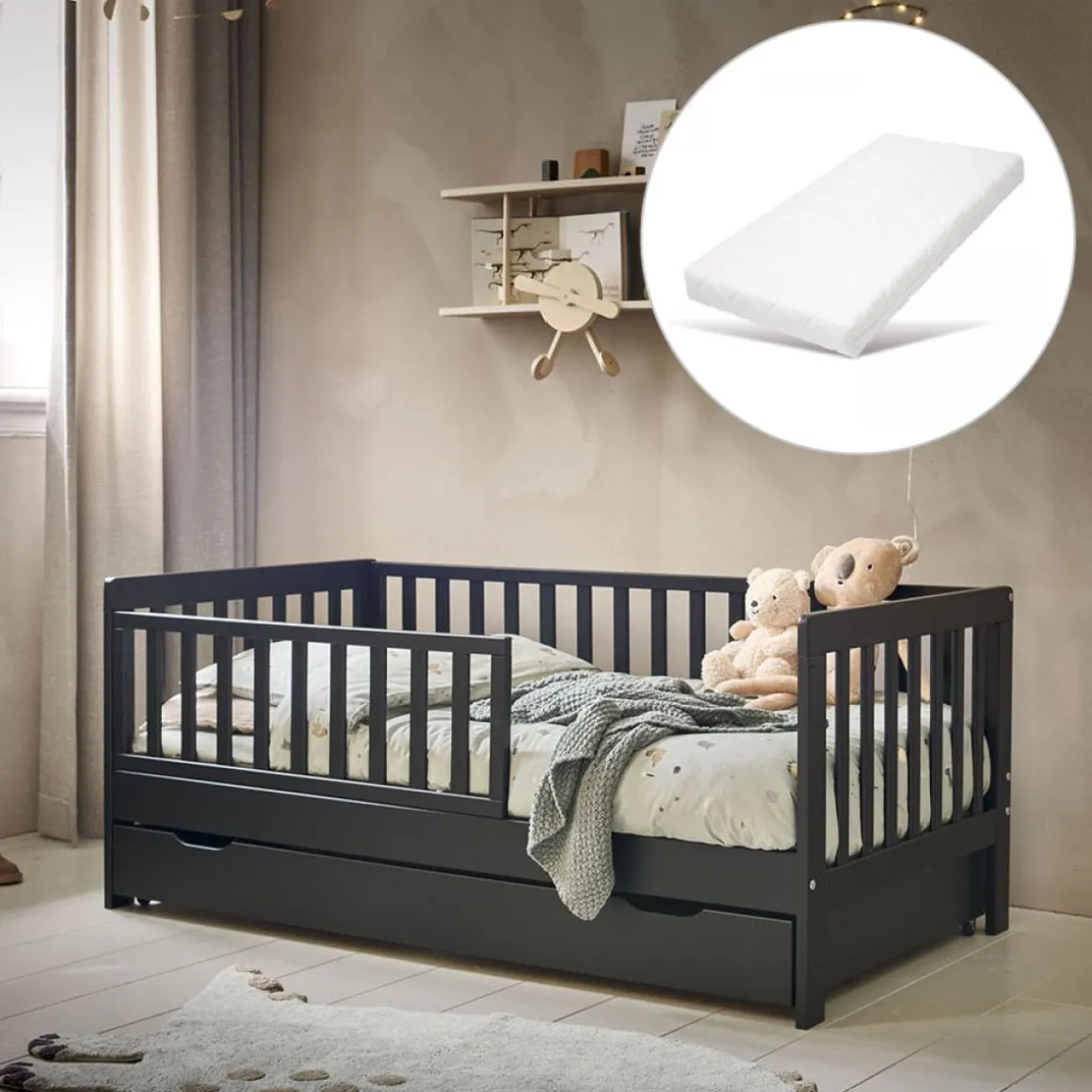 Premium comfort schuimmatras 140 x 70 x 10 cm