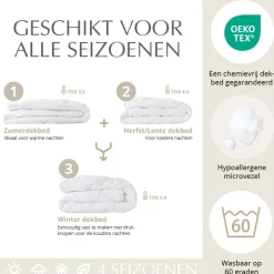 4-SEIZOENEN PEUTERDEKBED | 120 x 150 CM