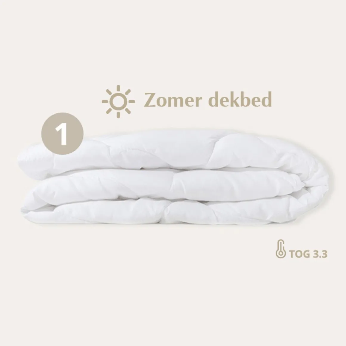 4-SEIZOENEN PEUTERDEKBED | 120 x 150 CM