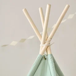 TIPI SPEELTENT u00abu00c9Tu00c9u00bb | 158 CM HOOG | GROEN
