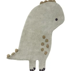 Wasbaar kindervloerkleed 95x120 cm | Dino | Groen