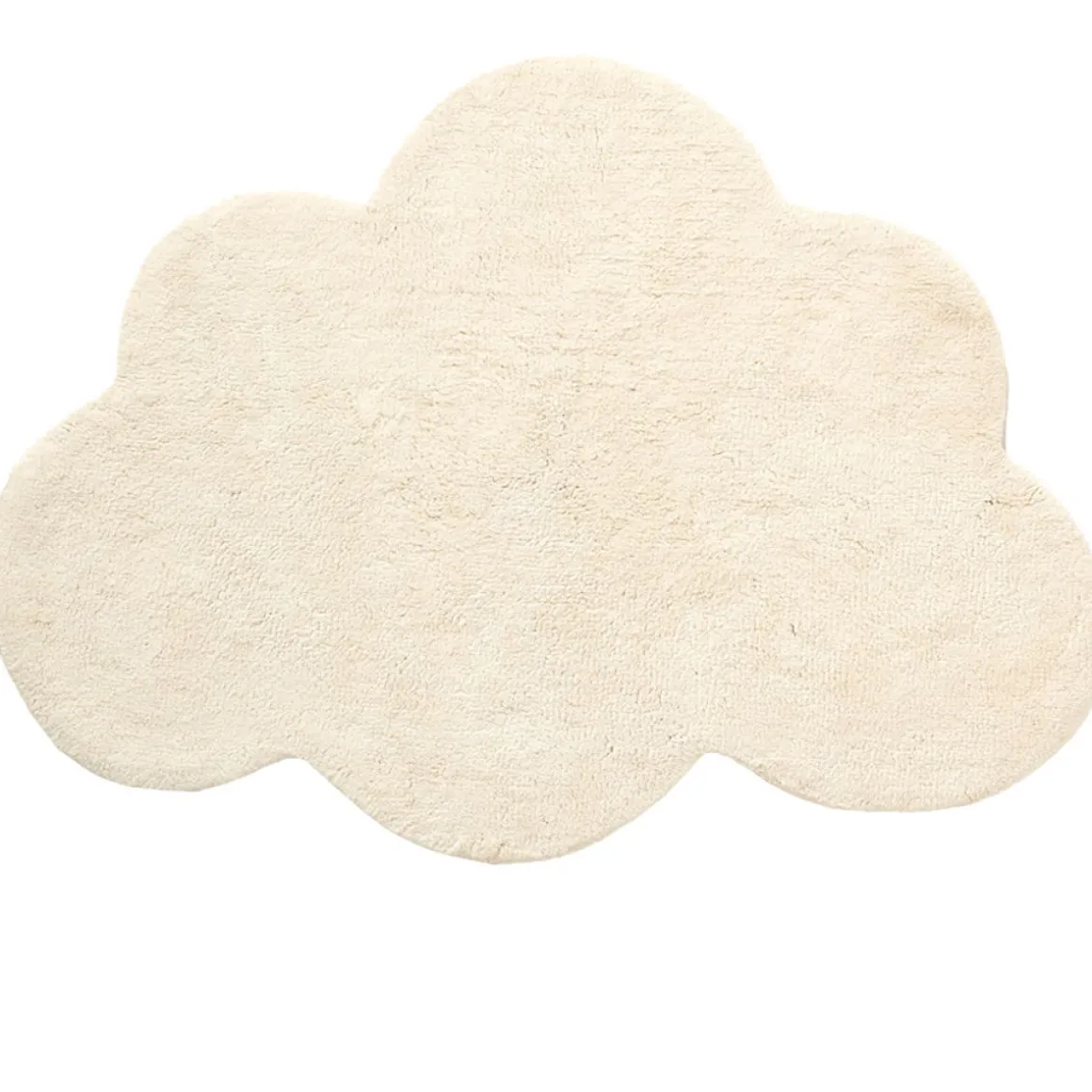 WASBAAR VLOERKLEED WOLK 80 X 110 CM | OFF-WHITE