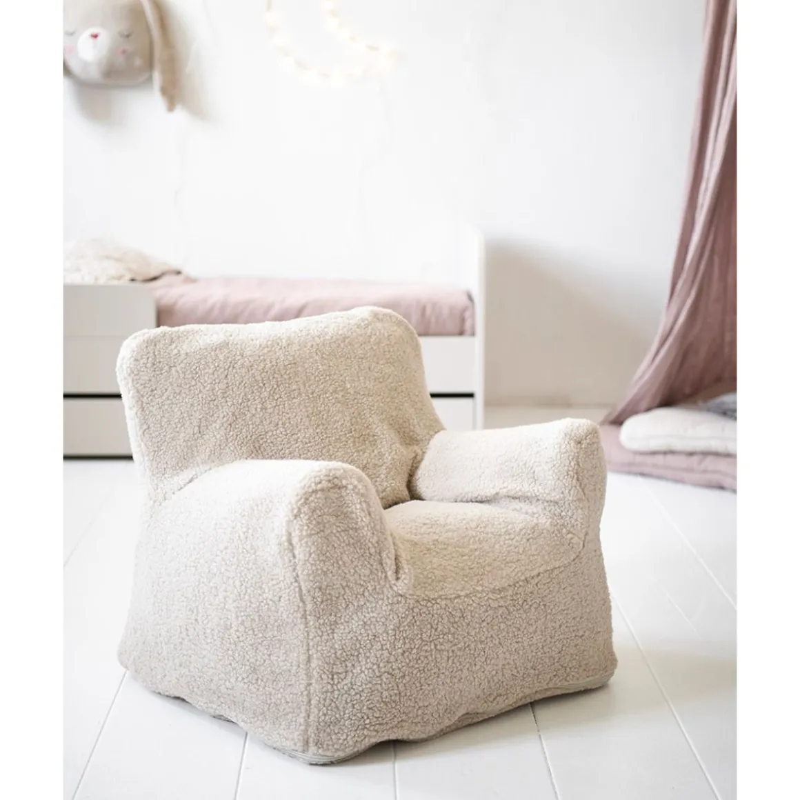 XL zitzak Teddy | kinderfauteuil 1-8 jaar | Beige zand