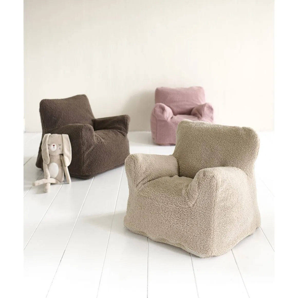 XL zitzak Teddy | kinderfauteuil 1-8 jaar | Beige zand